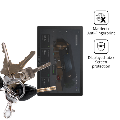 dipos Displayschutz für ecoflowpowerinsight, mattierte Oberfläche, Blickschutzfilter und perfekter Passform