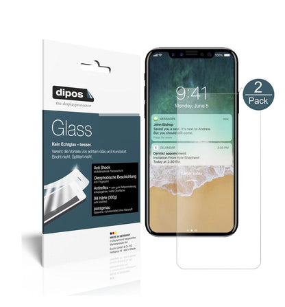 1x 9H Schutzfolie matt für Apple iPhone X Panzerfolie