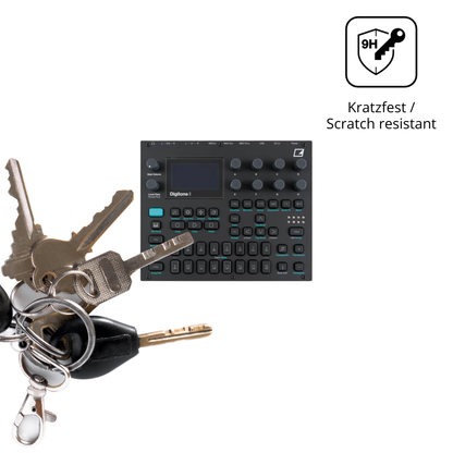 dipos Displayschutz für Elektron Digitone, mattierte Oberfläche, robuste Festigkeit und perfekte Passform