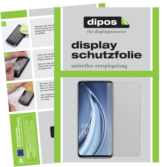 Matte Displayschutzfolie von dipos passend für Elephone PX Pro, präziser Zuschnitt und blasenfrei montiert