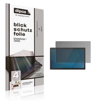 Blickschutzfolie von dipos passend für eloserie 5, präziser Zuschnitt und blasenfrei montiert