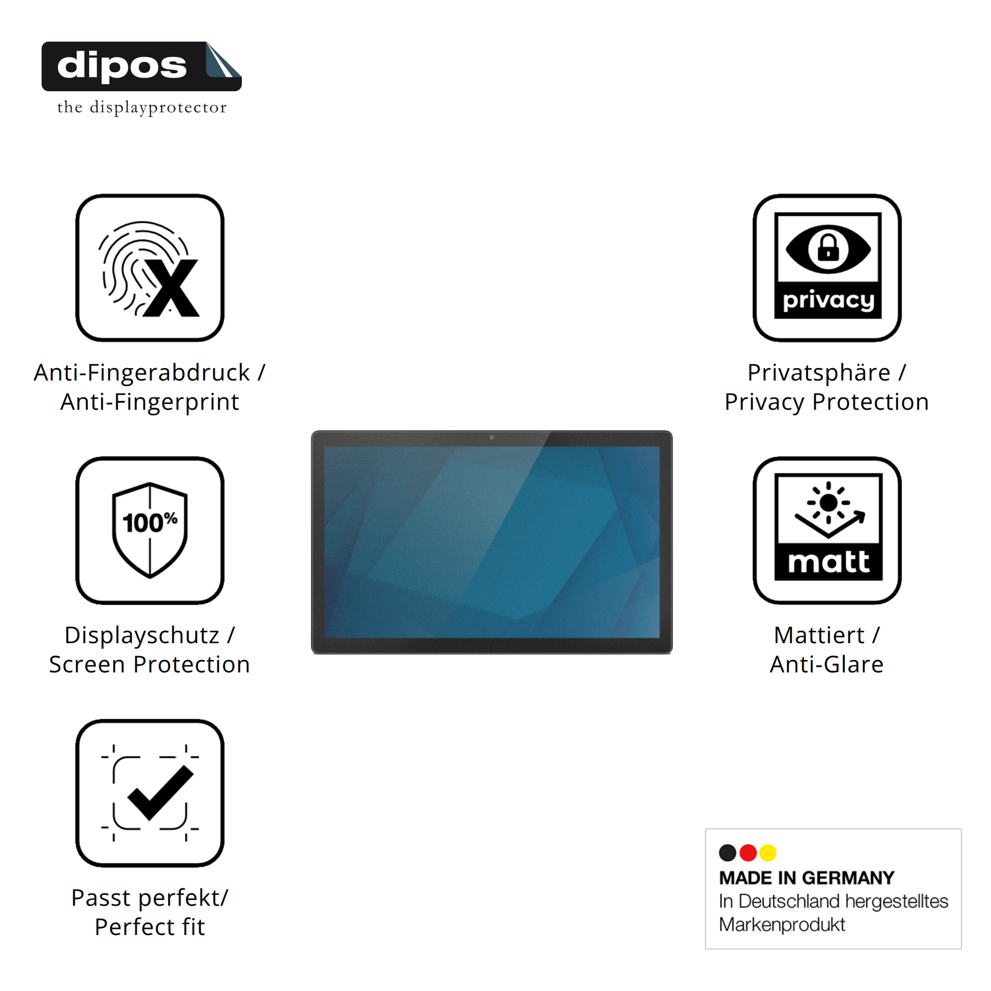 Privatsphäre-Schutz durch Sichtschutz-Folie passend zugeschnitten für eloserie 5
