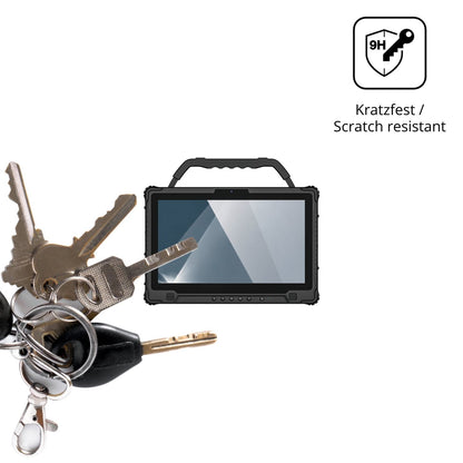 dipos Displayschutz für Emdoor EM-I14M, transparente Oberfläche, perfekte Passform auch für die Rundungen