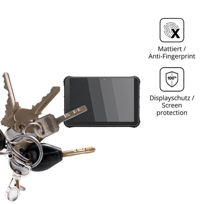 dipos Displayschutz für Emdoor EM-Q225MP, mattierte Oberfläche, Blickschutzfilter und perfekter Passform