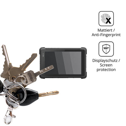 dipos Displayschutz für Emdoor EM-T11X, mattierte Oberfläche, Blickschutzfilter und perfekter Passform