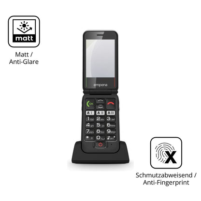 4x Schutzfolie matt für Emporia Joy LTE Display-Schutzfolie