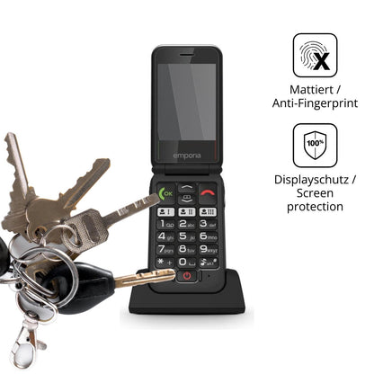 Blickschutzfolie für Emporia Joy LTE matt Schutzfolie Privacy