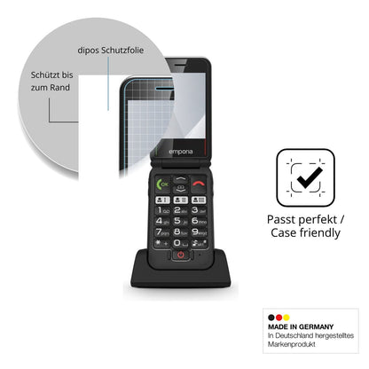 2x 9H Schutzfolie für Emporia Joy LTE Panzerfolie
