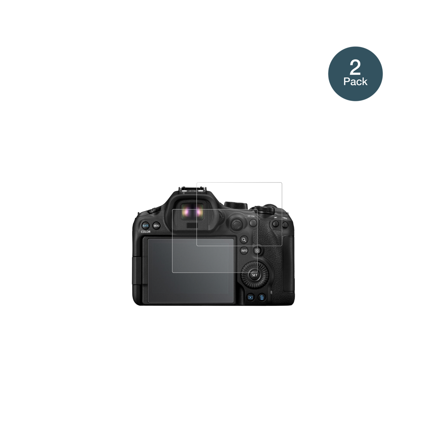 EOSR6 Mark III mit aufgebrachter dipos Panzerfolie, die lästige Fingerabdrücke minimiert