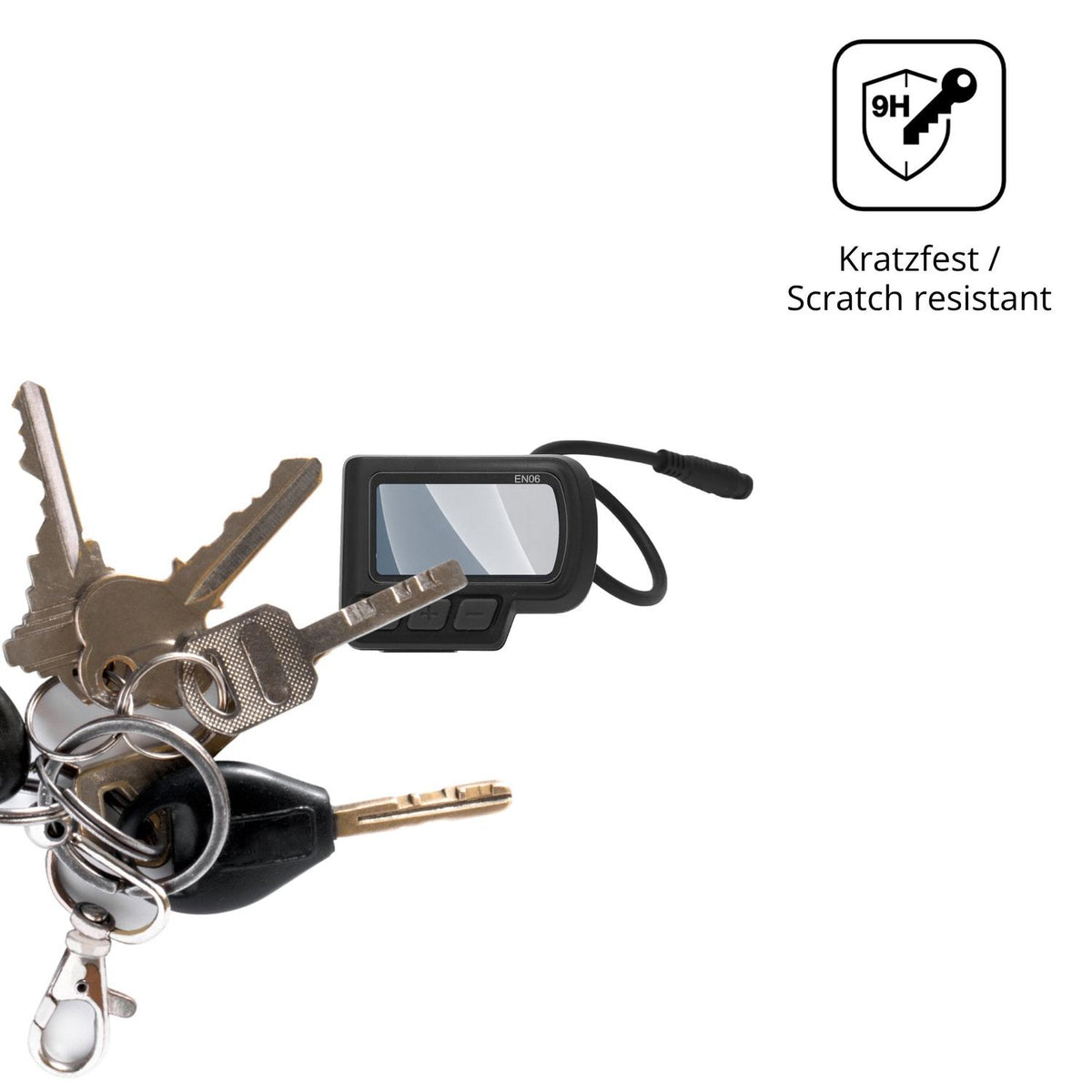 dipos Displayschutz für equlup EN06, mattierte Oberfläche, robuste Festigkeit und perfekte Passform