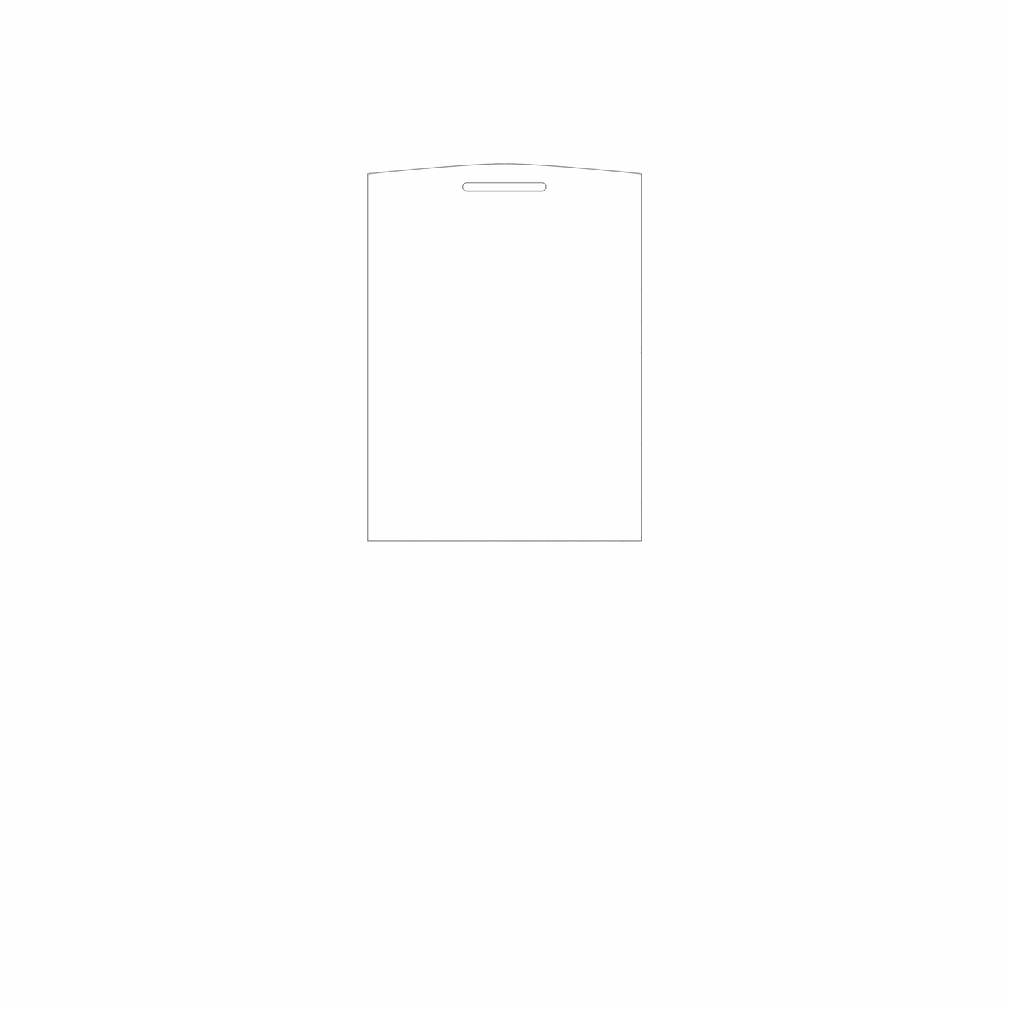 dipos Displayschutz für Ergo B185, mattierte Oberfläche, geringe Dicke und perfekte Passform