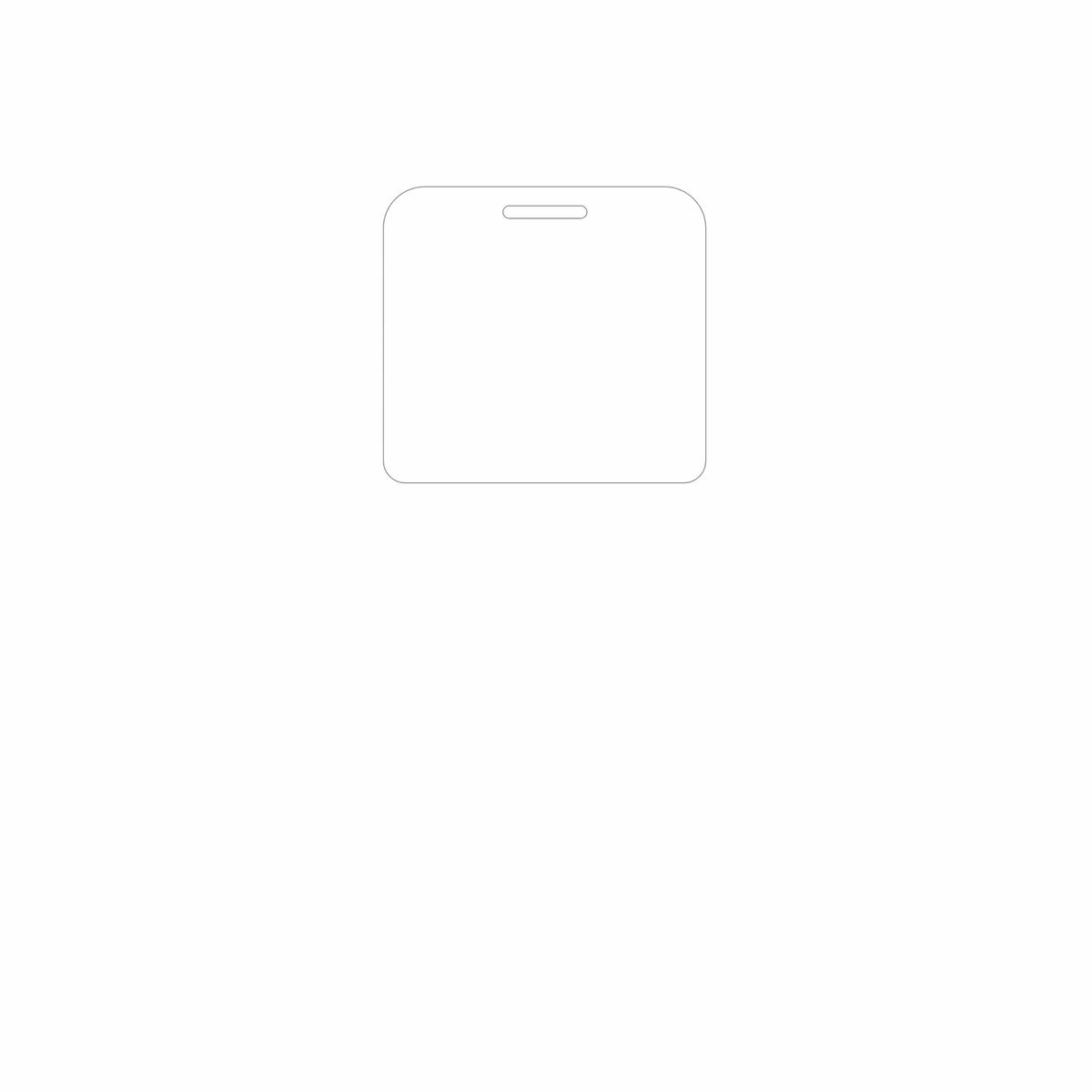 dipos Displayschutz für Ergo R181, mattierte Oberfläche, geringe Dicke und perfekte Passform