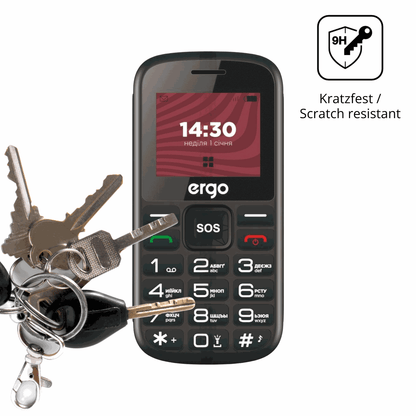 dipos Displayschutz für Ergo R202, mattierte Oberfläche, robuste Festigkeit und perfekte Passform