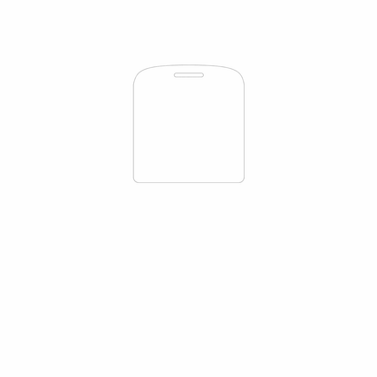 dipos Displayschutz für Ergo R202, mattierte Oberfläche, geringe Dicke und perfekte Passform