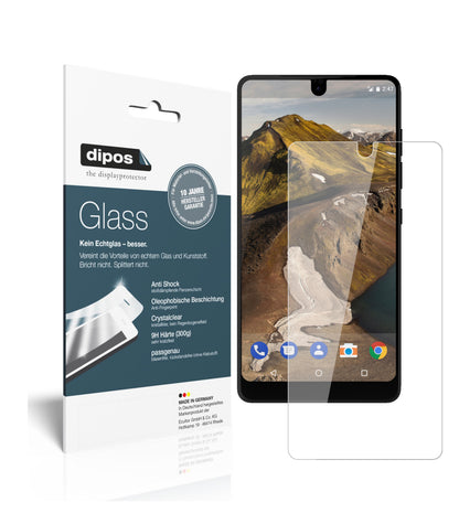Klare Displayschutzfolie von dipos passend für Essential PH-1, 9H kratzfest und blasenfrei montiert
