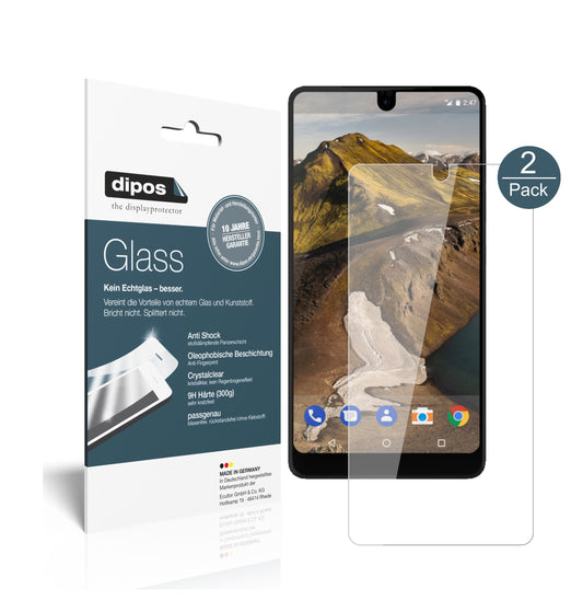 Perfekte Passform und ultimative Qualität: Unser 9H Panzerglas bietet Schutz für Essential-Phone