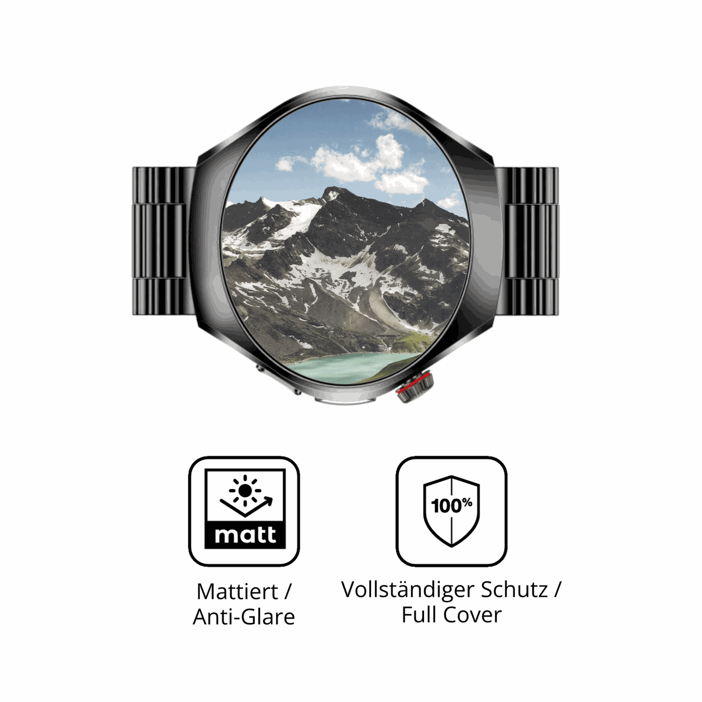 Flexible TPU-Folie passend zugeschnitten für ET460 1.47 Zoll, vollständige Abdeckung
