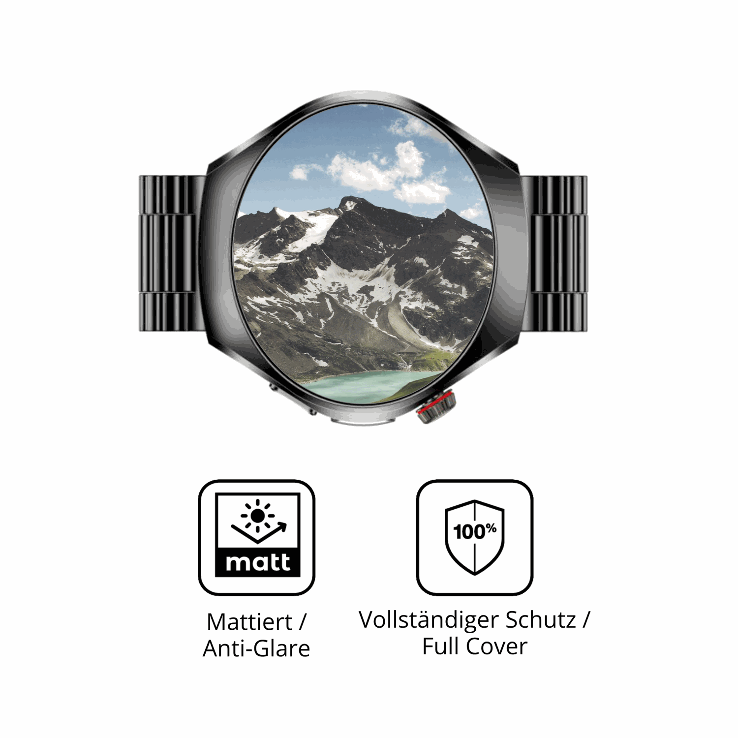 Flexible TPU-Folie passend zugeschnitten für ET460 1.47 Zoll, vollständige Abdeckung