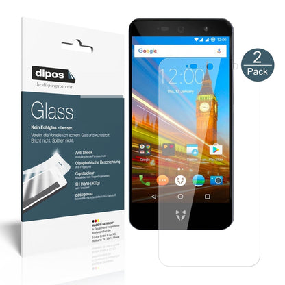 1x 9H Schutzfolie für Wileyfox Swift 2X Panzerfolie
