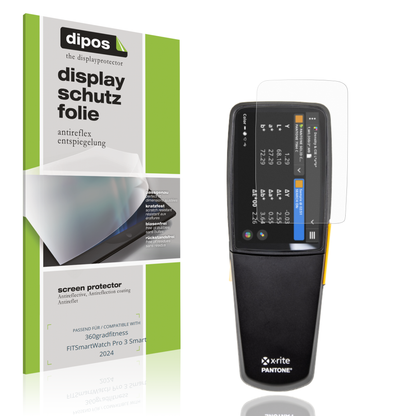 Matte Displayschutzfolie von dipos passend für exact 2, präziser Zuschnitt und blasenfrei montiert