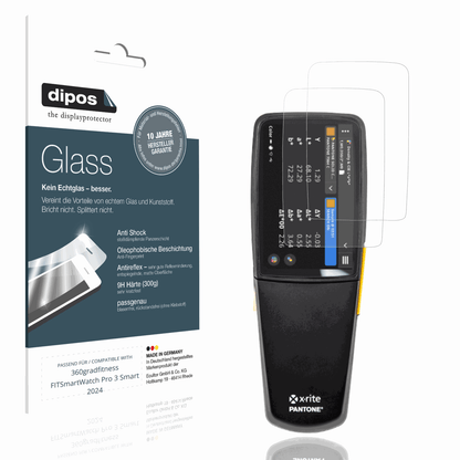 Matte Displayschutzfolie von dipos passend für exact 2, 9H kratzfest und blasenfrei montiert