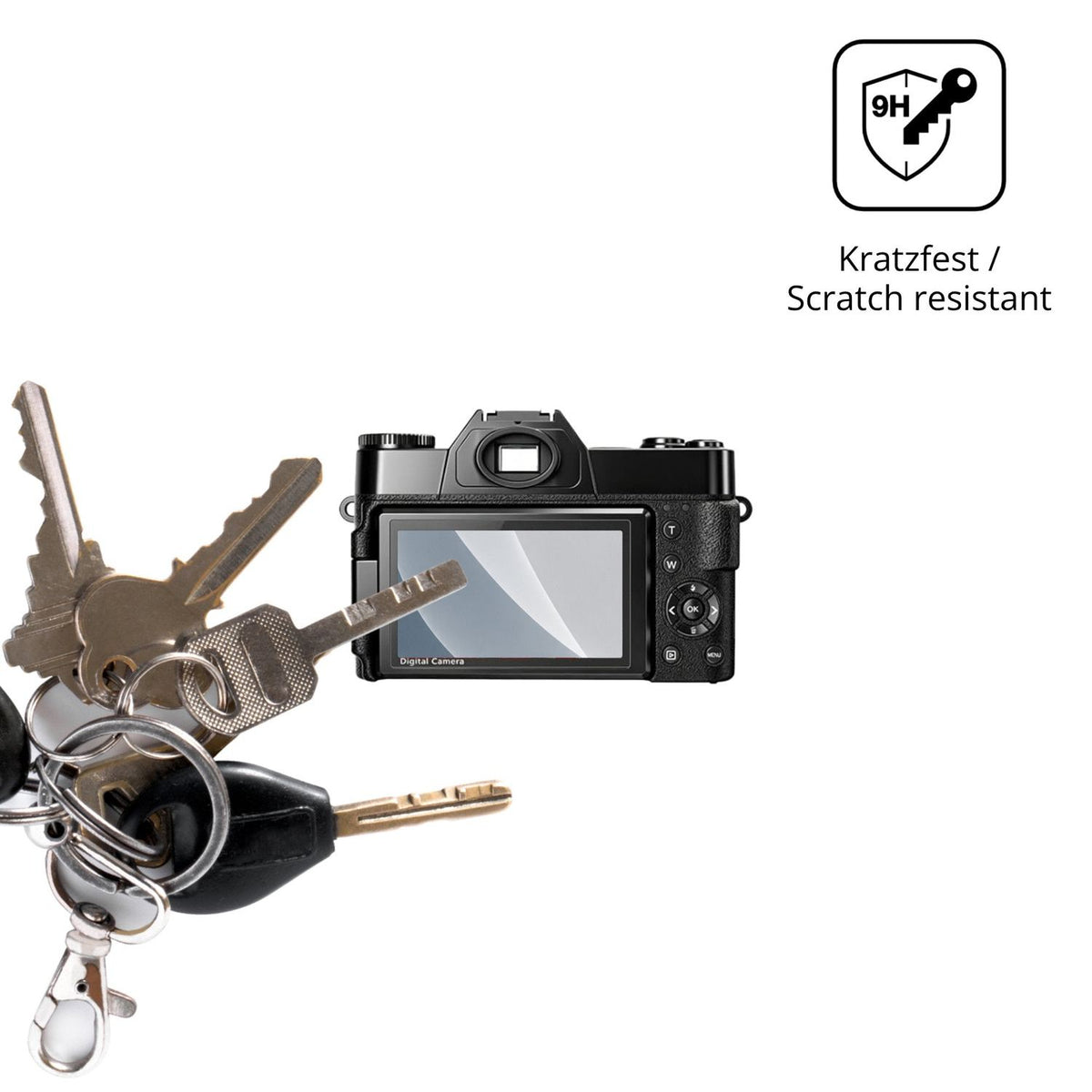 dipos Displayschutz für EYEPICK CDR10, mattierte Oberfläche, robuste Festigkeit und perfekte Passform