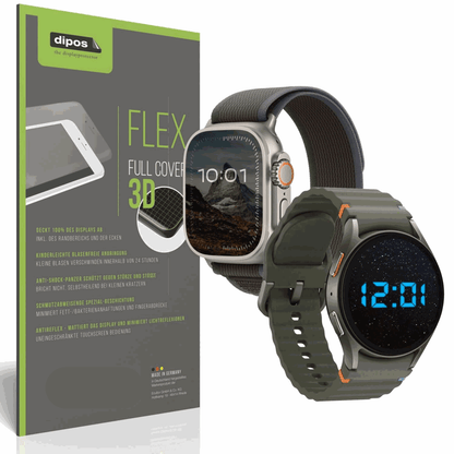 2x Full Cover Schutzfolie matt für CatShin Smartwatch 1.43 Zoll