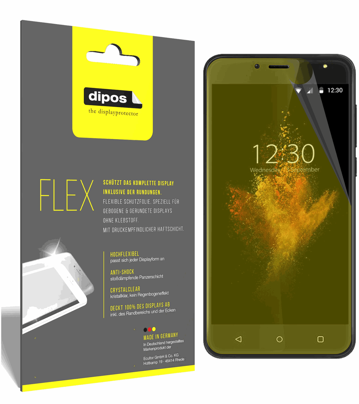 3x 3D Full Cover Schutzfolie für Wieppo S6 Lite