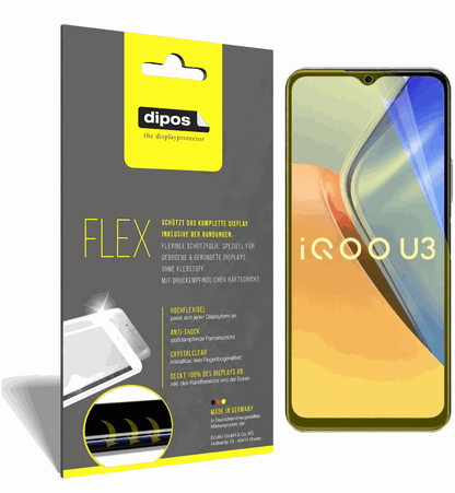 2x 3D Full Cover Schutzfolie für Vivo Y52s