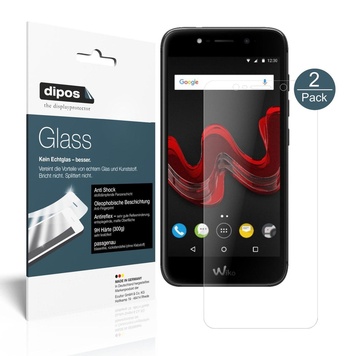 2x 9H Schutzfolie matt für Wiko Wim Lite Panzerfolie