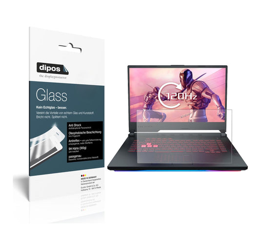 2x 9H Schutzfolie matt für Asus ROG Strix Scar III G531GU Panzerfolie