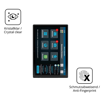 Flexible TPU-Folie passend zugeschnitten für Facilotab T60-DE, vollständige Abdeckung