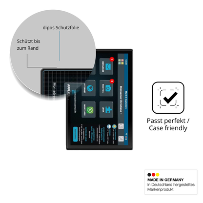 Besonders flexibler Displayschutz mit Anti-Shock-Schicht im Materialmix