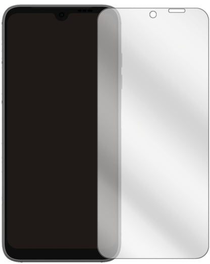 Fairphone4 mit aufgebrachter dipos Displayschutzfolie, glasklare Darstellung ohne Einschränkungen