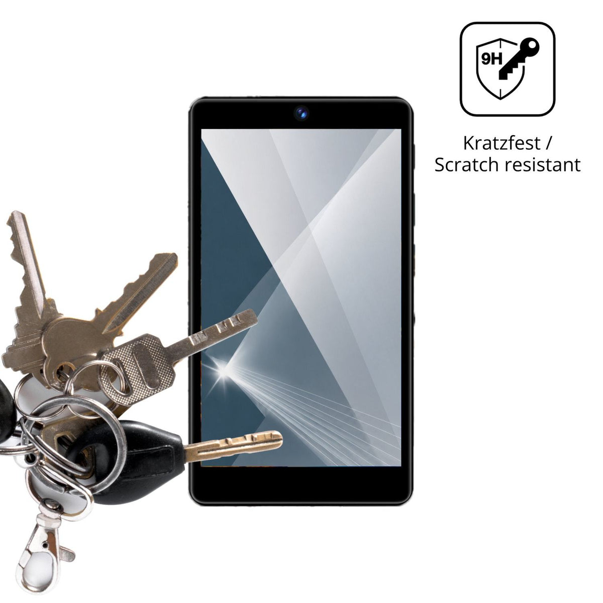 dipos Displayschutz für Fanvace M36 Plus, transparente Oberfläche, perfekte Passform auch für die Rundungen