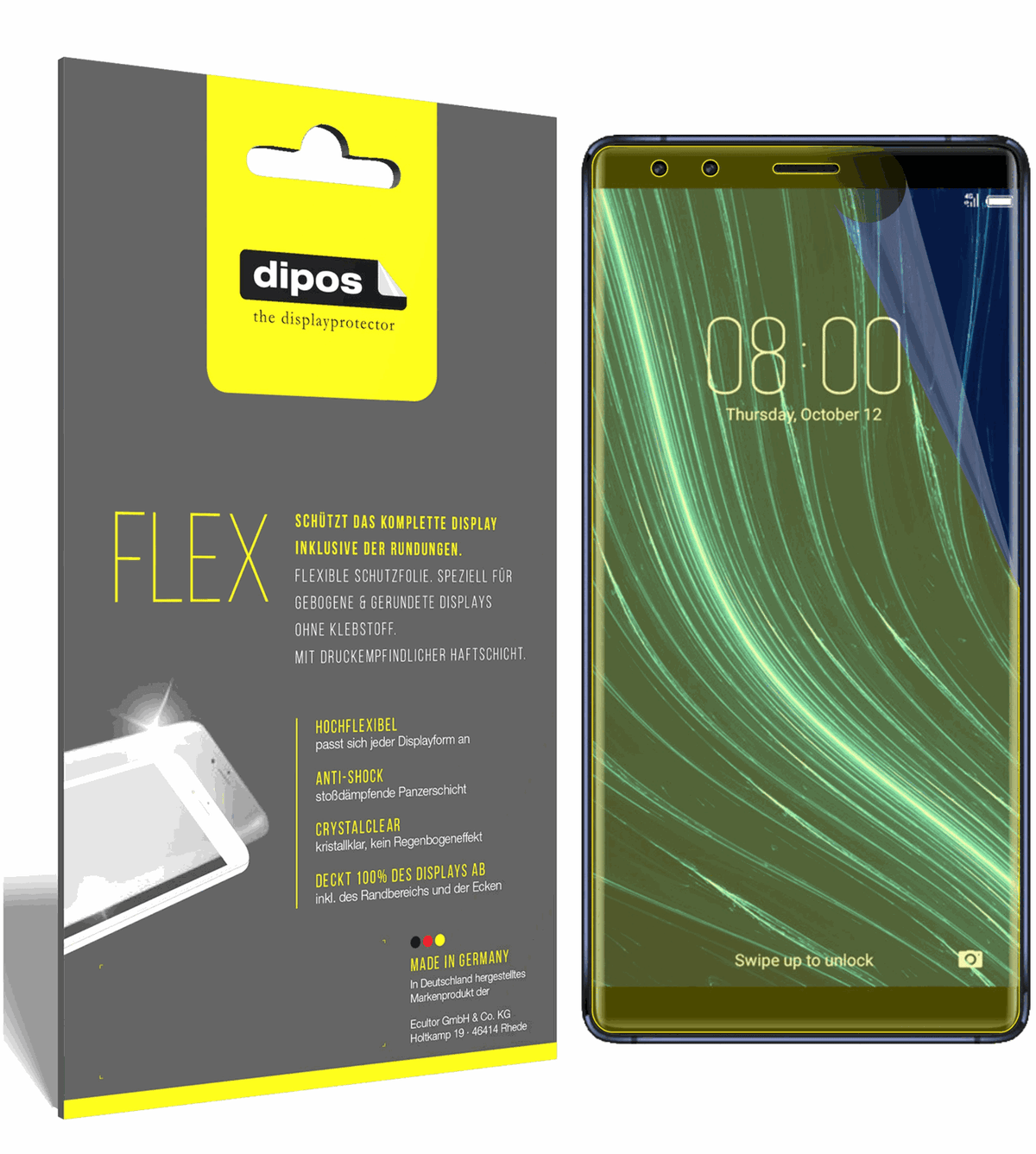 3x 3D Full Cover Schutzfolie für Archos Diamond Omega