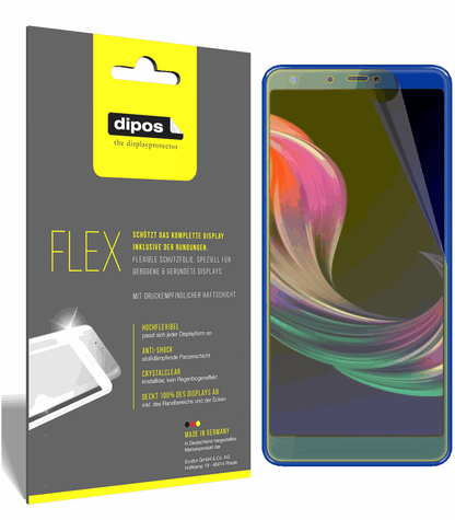 3x 3D Full Cover Schutzfolie für Panasonic Eluga Ray 600