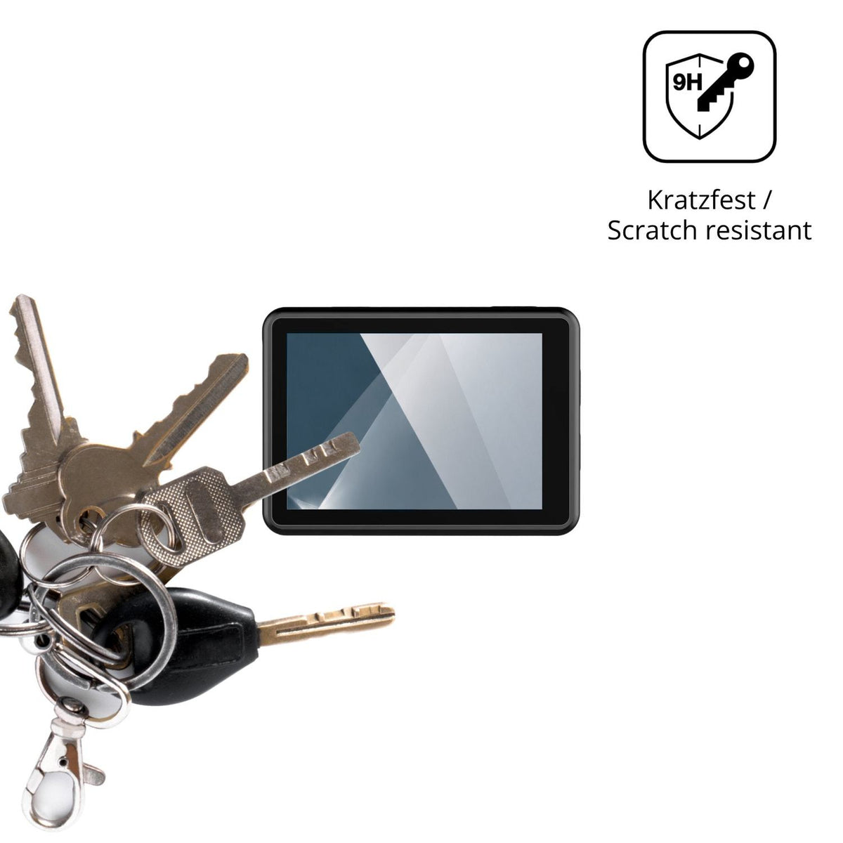 dipos Displayschutz für fceoul A3B-03, transparente Oberfläche, perfekte Passform auch für die Rundungen