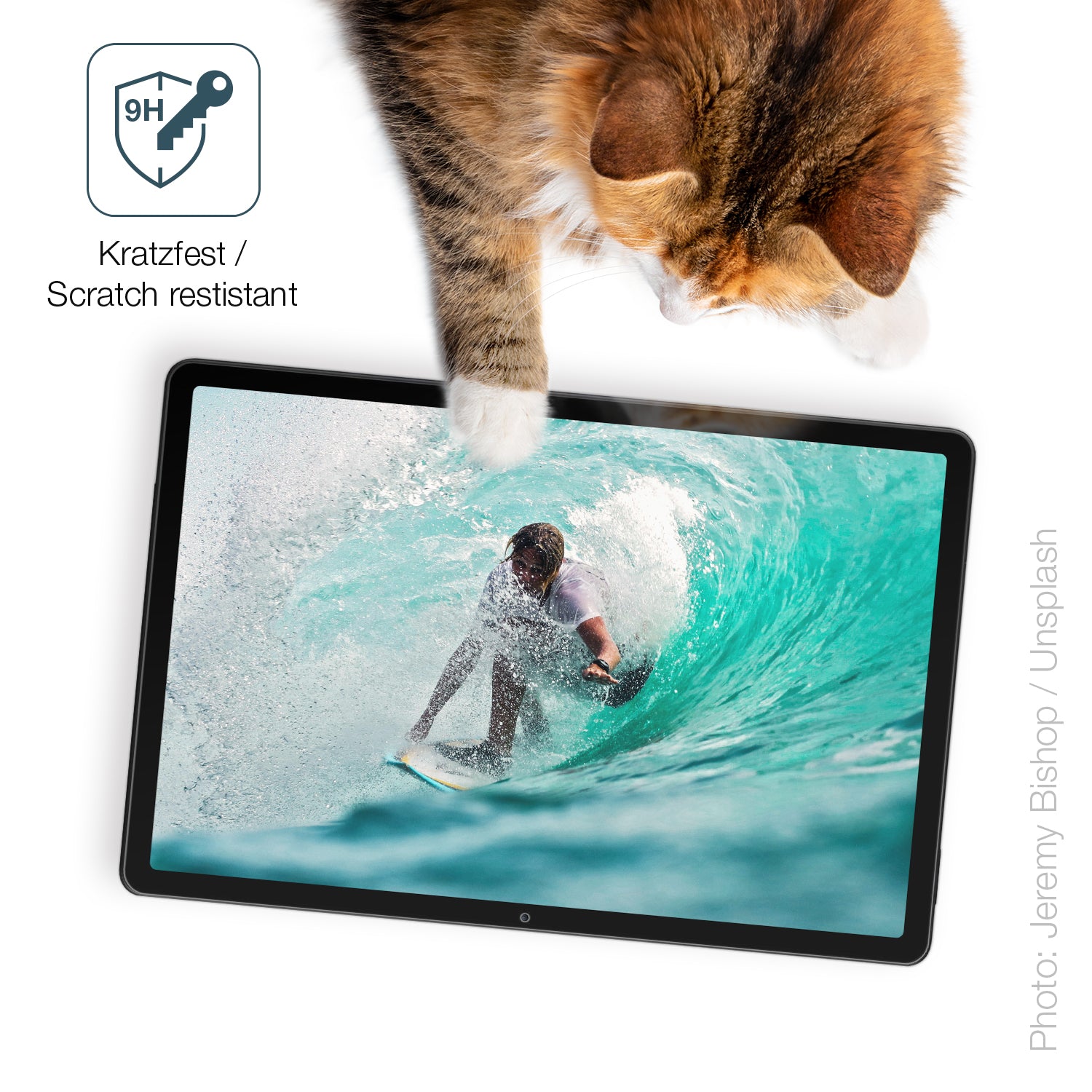 dipos Displayschutz für Feclydet Tablet 11 Zoll, mattierte Oberfläche, robuste Festigkeit und perfekte Passform