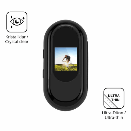 4x Schutzfolie klar für Feelhap YXJ001 Body-Cam Display-Schutzfolie