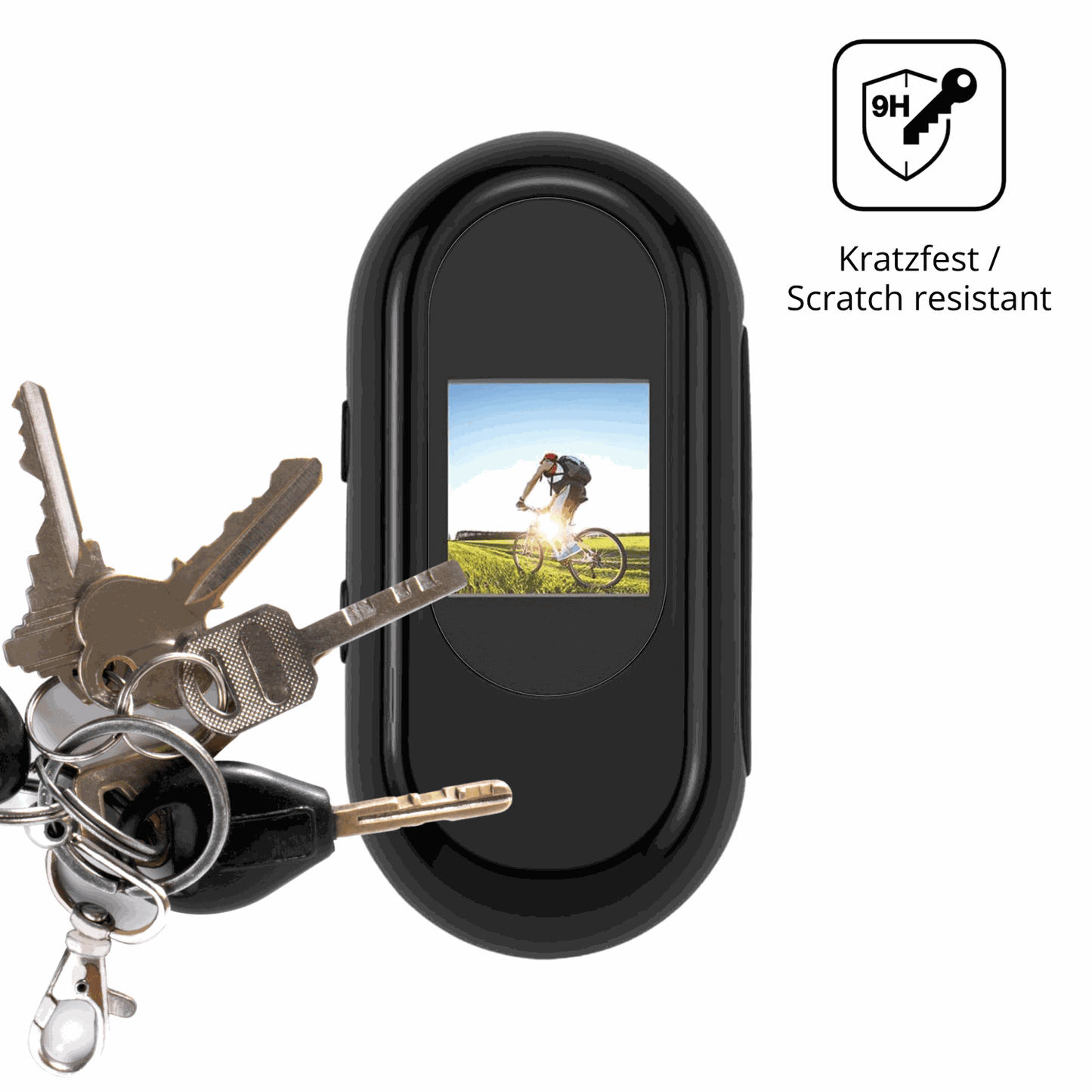 2x 9H Schutzfolie matt für Feelhap YXJ001 Body-Cam Panzerfolie