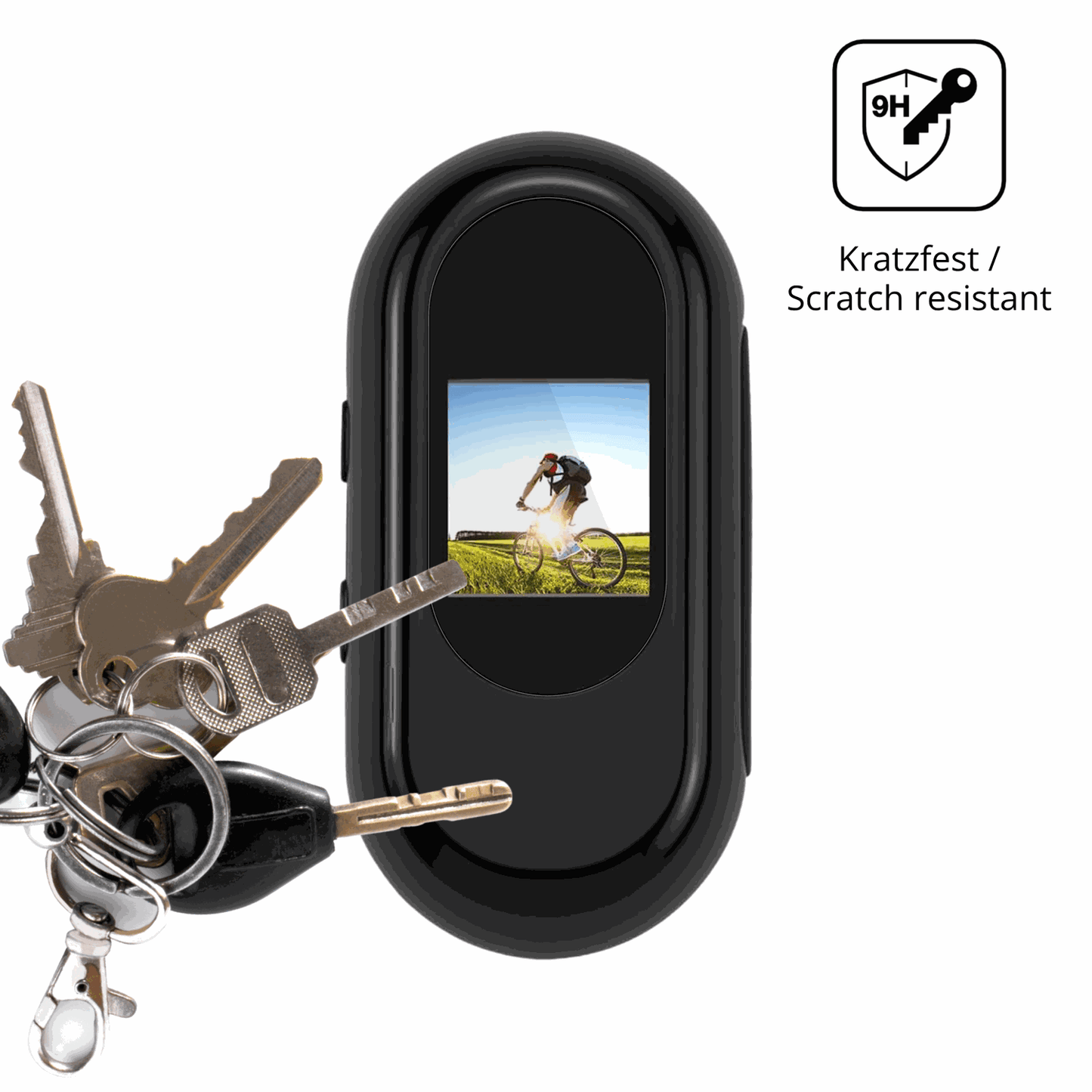 2x 9H Schutzfolie für Feelhap YXJ001 Body-Cam Panzerfolie