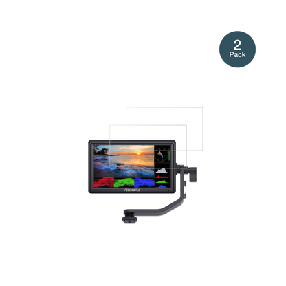 FeelworldFW568 V3 mit aufgebrachter dipos Panzerfolie, die lästige Fingerabdrücke minimiert