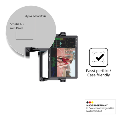 Schutzglasfolie mit optimaler Passform, zur Verwendung mit Hüllen geeignet