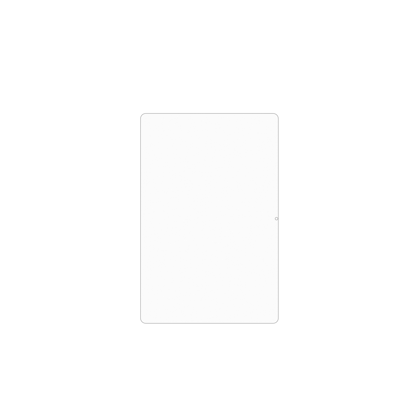 dipos Displayschutz für FEONAL D106A 10 Zoll, mattierte Oberfläche, geringe Dicke und perfekte Passform
