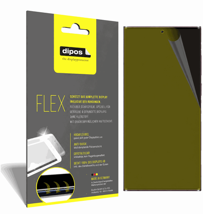 2x 3D Full Cover Schutzfolie für Samsung Galaxy S22 Ultra