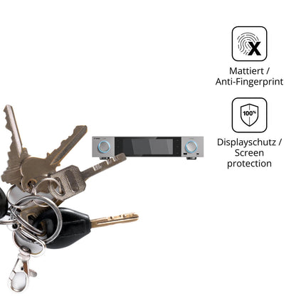 dipos Displayschutz für FiiO S15, mattierte Oberfläche, Blickschutzfilter und perfekter Passform
