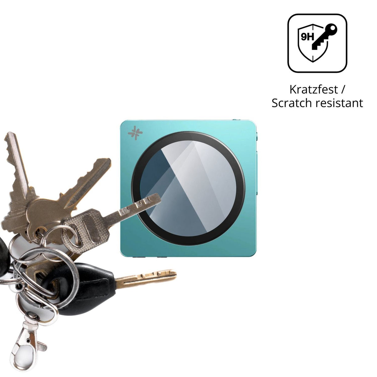 dipos Displayschutz für FiiO SnowSky Disc, transparente Oberfläche, perfekte Passform auch für die Rundungen