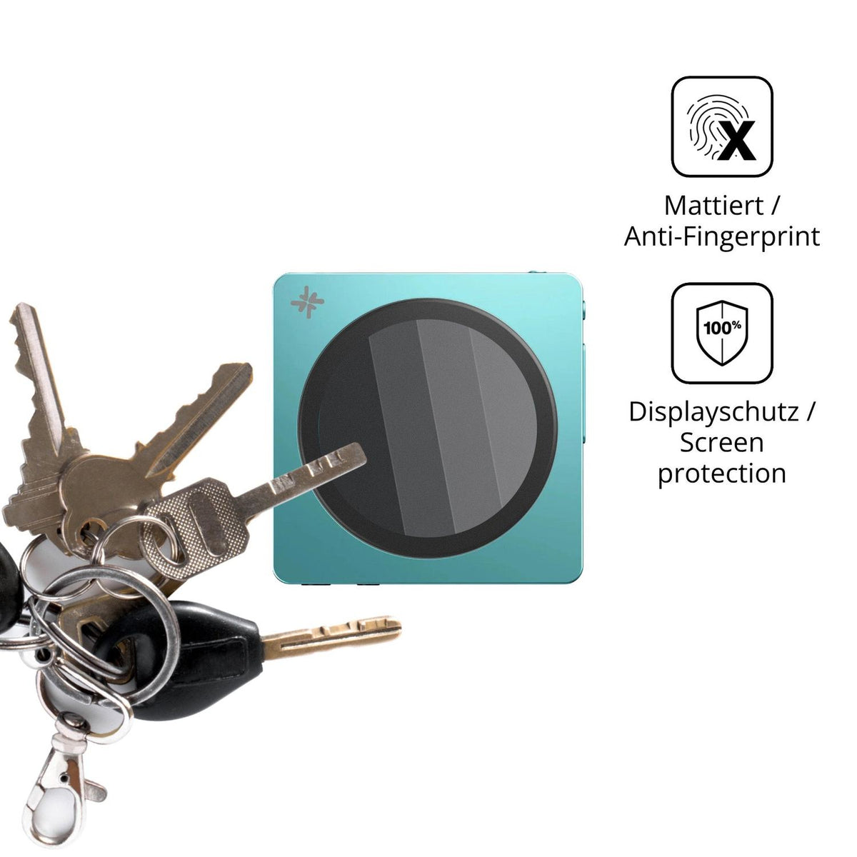 dipos Displayschutz für FiiO SnowSky Disc, mattierte Oberfläche, Blickschutzfilter und perfekter Passform