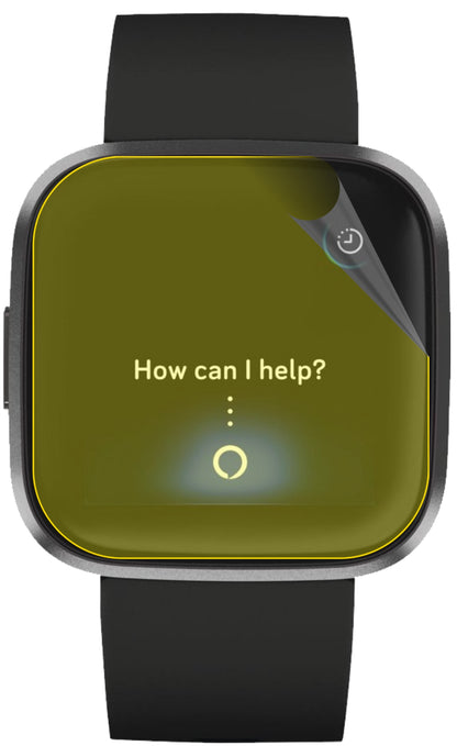 dipos Displayschutz für FitBit Versa 2, transparente Oberfläche, geringe Dicke und perfekte Passform